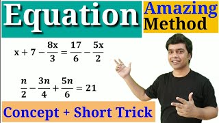 Equations Trick | How to solve equation easily | imran sir maths screenshot 1