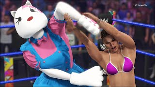 FULL MATCH - Ronda Rousey vs. Hello Kitty - WWE 2K23