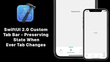 SwiftUI 2.0 Custom Tab Bar - Preserving State When Ever Tab Changes In SwiftUI - SwiftUI 2.0