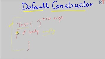 Java-60- Default Constructor in Java || Java Programming