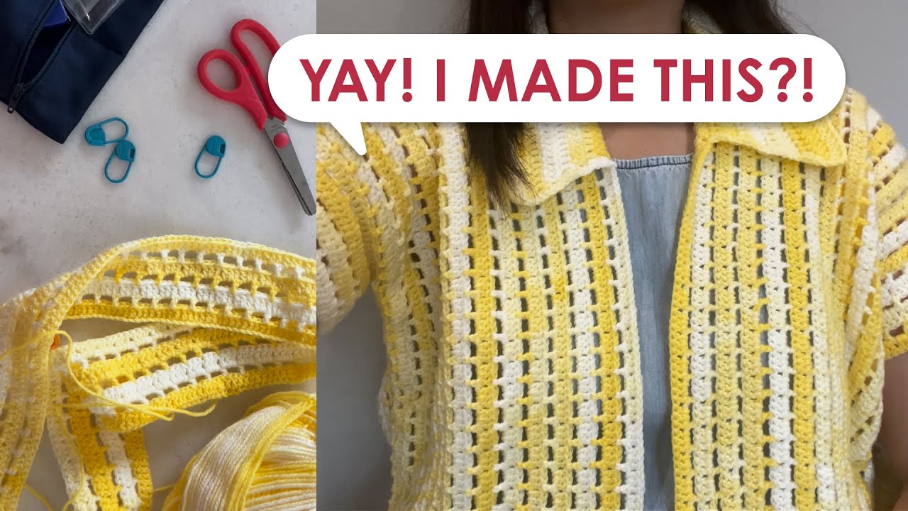 Behind the Stitches: Crochet Shirt Vlog