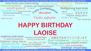 Laoise   Languages Idiomas - Happy Birthday