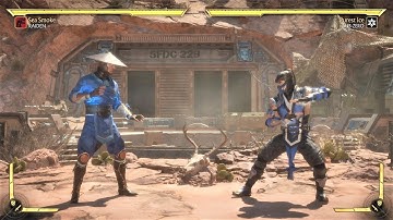 Raiden vs Sub-Zero (Hardest AI) - Mortal Kombat 11