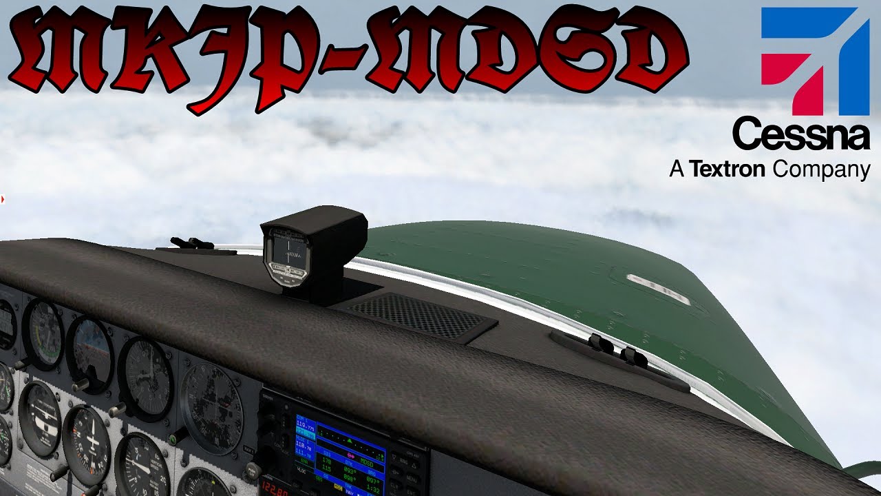 X-PLANE 11 | WORLD TOUR 2019 | TIMELAPSE | MKJP-MDSD | C172S [HD]