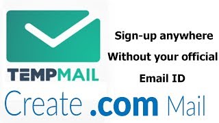 How To Create (.Com) based TempMail on Temp-mail.org screenshot 2