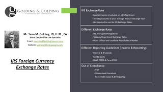 Irs Foreign Exchange Rates Foreign Currency Exchange Rate For Translating Foreign Income To Us Youtube