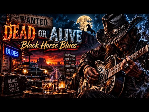 🔥 DEAD OR ALIVE — BLACK HORSE BLUES | Ride Into The Darkness