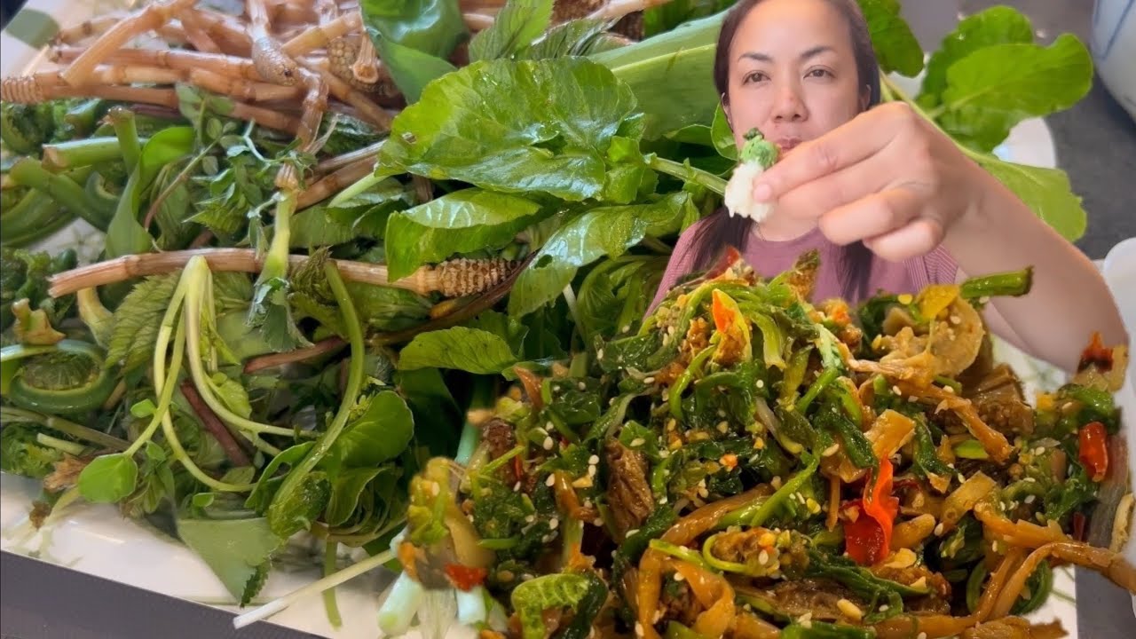 ลองทำซุปผักทางลาวกินครั้งแรกอร่อยมาก นัวมากจ้า26.04.25