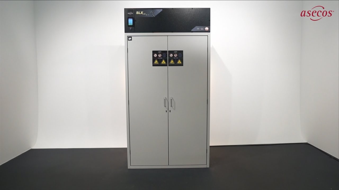 Slx Line Recirculating Air Filter Storage Cabinet Asecos Youtube
