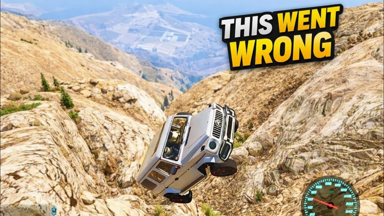 I Took the G- Wagon Up a Mountain... Then This Happened 😱💥||  GTA 5