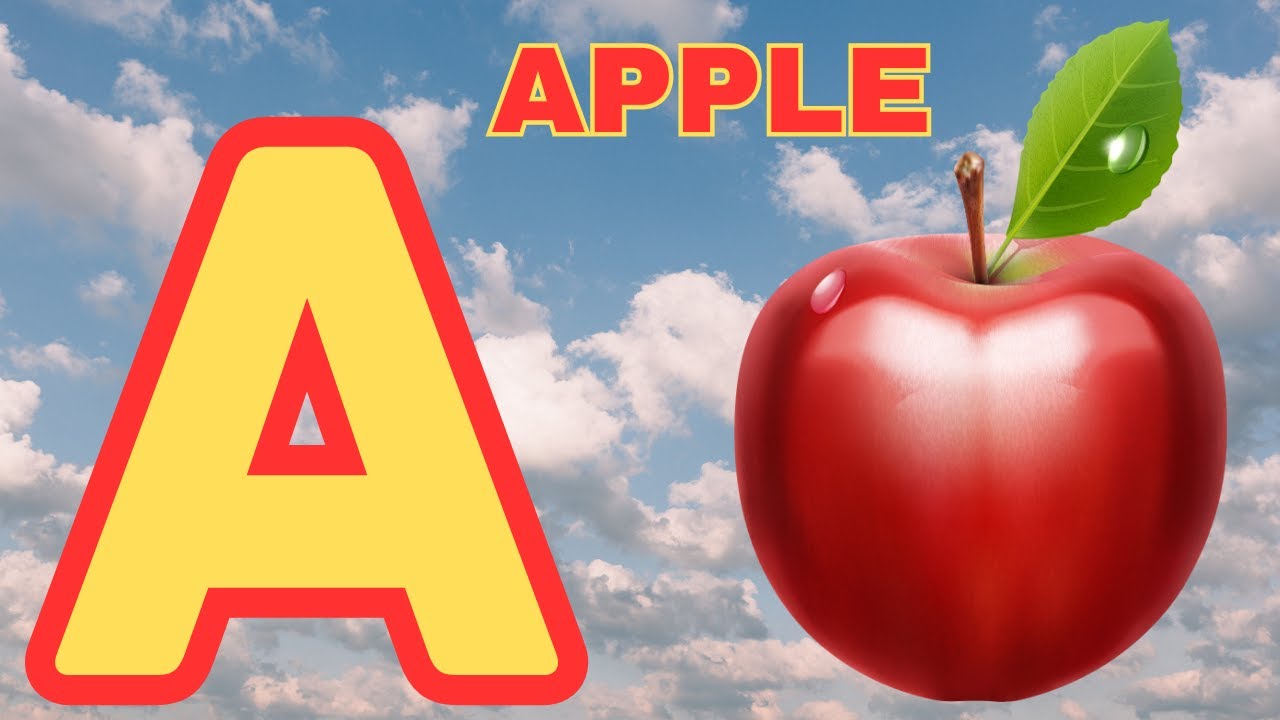 A Is for Apple 🍎 | A A Apple Song | Fun Happy Nursery Rhymes for Kids ...