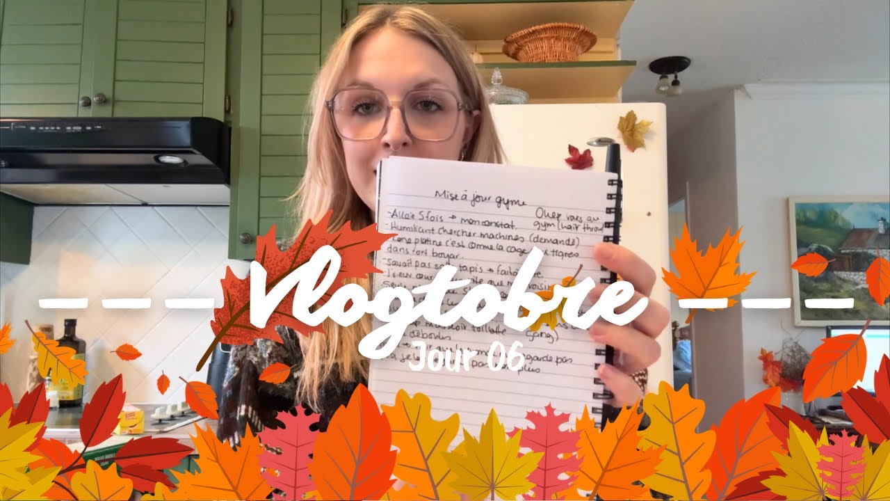 VLOGTOBRE Jour 06 - Podcast & débordée