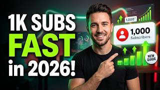 How to Get 1,000 YouTube Subscribers in 2026 (Beginner's Guide) | Starting From 0 Subscribers