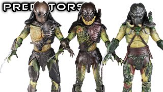 Hiya Toys PREDATORS Berserker, Falconer, & Tracker Action Figure Review