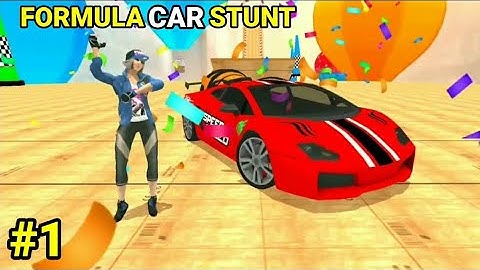 Formula Car Stunt - Gameplay Walkthrough Part 1 - Car (ios, Android)