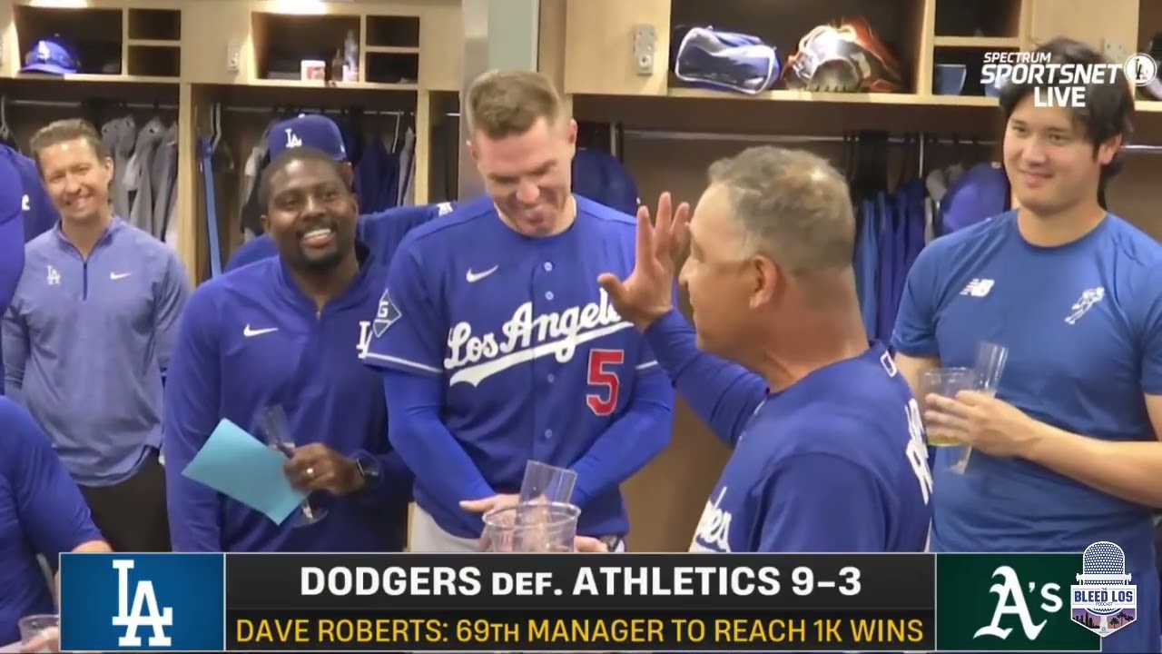 Dodgers News: Dave Roberts' Emotional Speech After 1,000th Career
