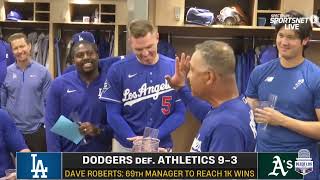 Dodgers News: Dave Roberts' Emotional Speech After 1,000th Career