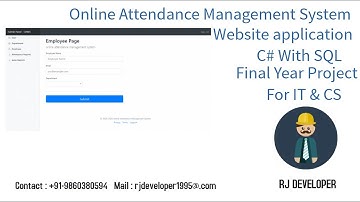 Online Attendance Management System - Ep05 | Final Year Project | Web Application