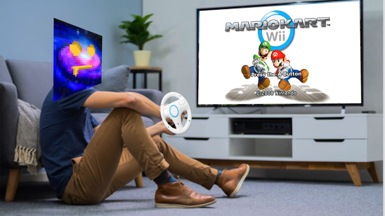 Playing Mario Kart Wii LIVE