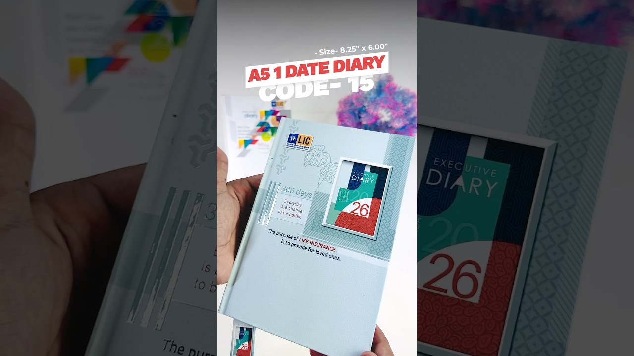 LIC A5 1 Date Diary | Code- 15