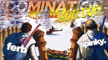 RUST / The MOST Broken DUO Ruin ZERGS in the ULTIMATE Snowball BASE