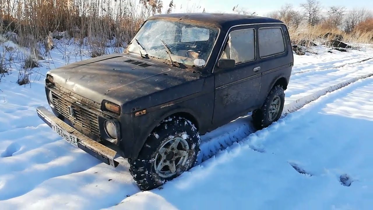 Тест резины. Нива на я-192. Нива, УАЗ - YouTube