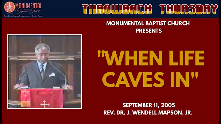 THROWBACK THURSDAY: "WHEN LIFE CAVES IN" MAPSON (2005)