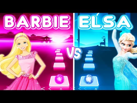 Barbie girl VS ELSA let it go EMD Rush Tiles Hope Battel 🔥