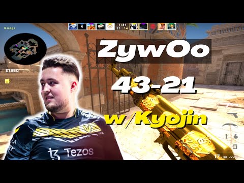 【CSGO POV】ZywOo 43Kills w/Kyoujin (Anubis) FACEIT Ranked | Aug 26, 2023