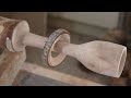 Wood Turning a Captive Bark Ring!