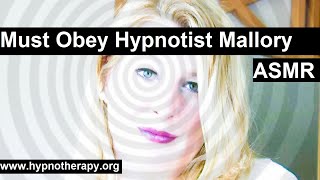 Blonde Hypnotist's direct command hypnosis - ASMR Roleplay. Mallory makes you share this video.
