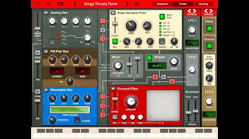 THOR Polysonic Synthesizer by Propellerhead Quick Play Demo for the iPad