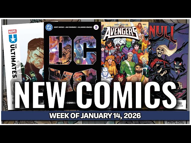 New Comic Book Previews 1/14/2026 - DC Knocks Out A HUGE Week
