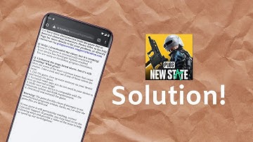Fix Every Crash of Pubg NEW STATE on a ROOTED device or CUSTOM ROM !