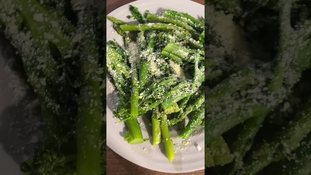 Healthy Easy Recipe to Cook - Fresh Broccolini with Parmesan Cheese! 