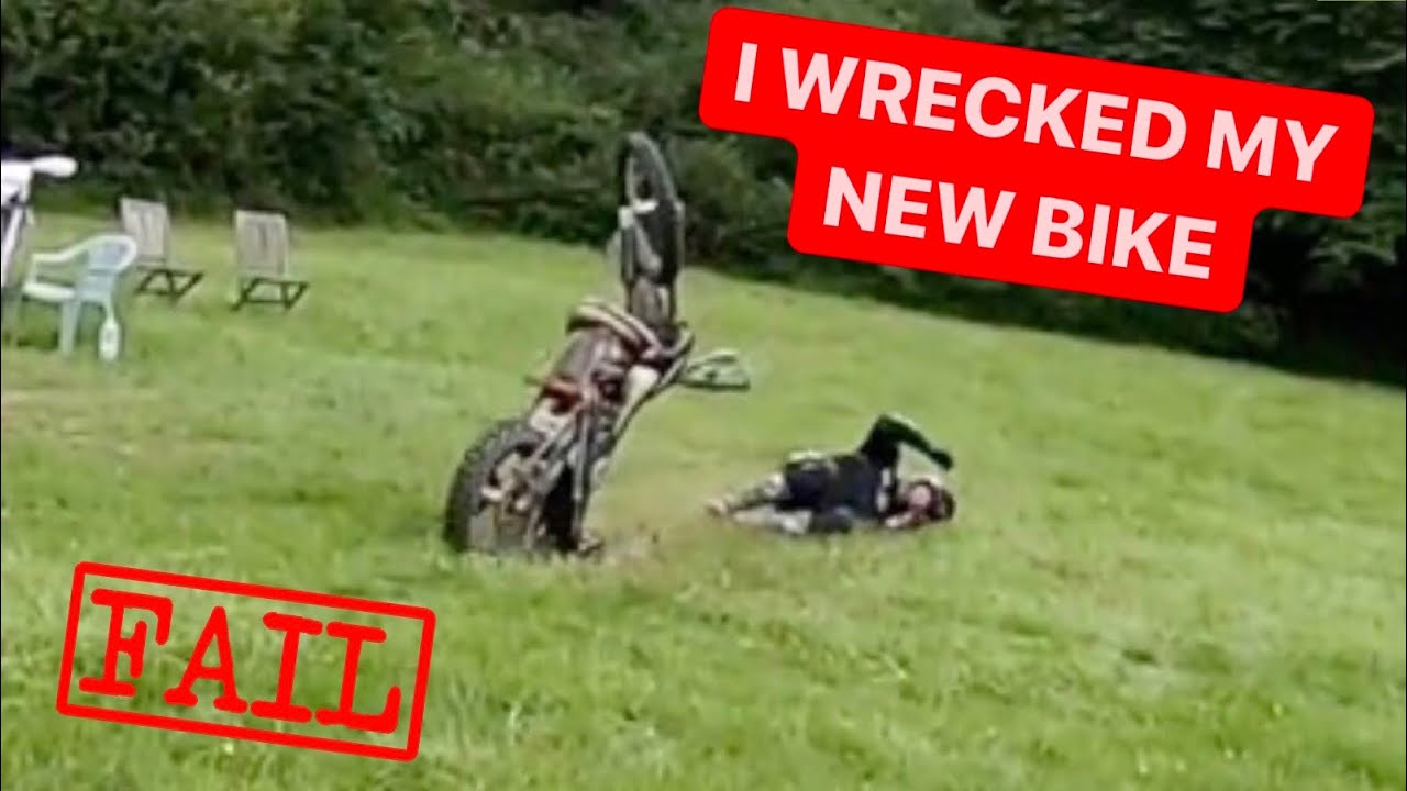 SMASHED my NEW dirt bike - Tricks In the Sticks Enduro training