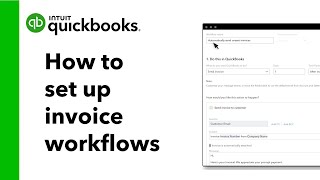 How to set up invoice workflows in QuickBooks Online Advanced