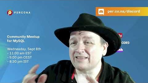 Community MeetUp for MySQL Database - Percona Community