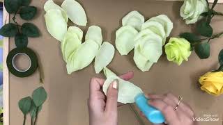 Học cách làm hoa hướng dương bằng giấy nhún đơn giản mà đẹp