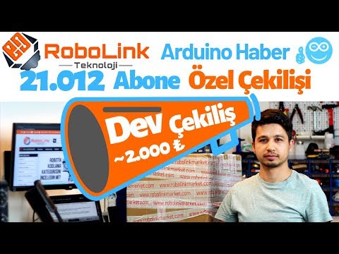 RobolinkMarket.com Sponsorluğunda Dev Maker Çekilişi