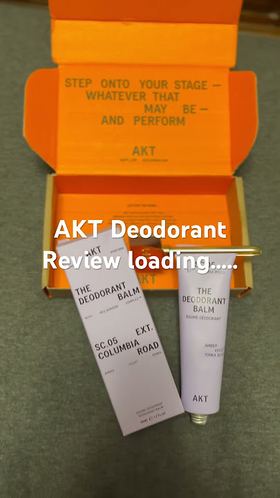 AKT DEODORANT Balm Review loading… @akt_ldn
