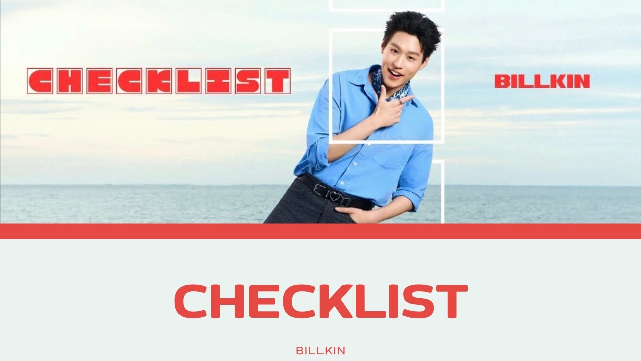 CHECKLIST - BILLKIN | Lyrics - YouTube
