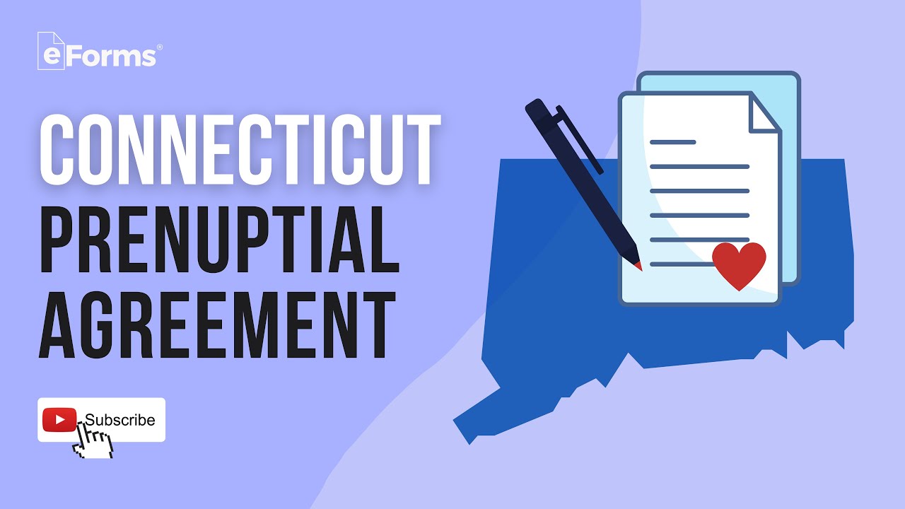Connecticut Prenup (Prenuptial) Agreement - How to Make