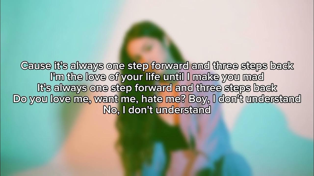 1 Step Forward 3 Steps Back Clean Lyrics 1 step forward , 3 steps back ( Olivia Rodrigo ) lyrics - YouTube