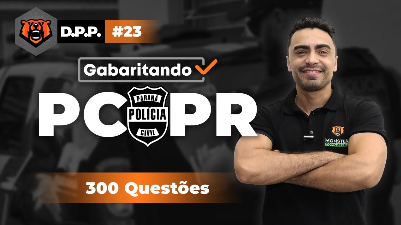 Gabaritando PCPR  - Ep. 23  | - 300 Questões de Concursos - Direito Penal - Prof. Faleiro