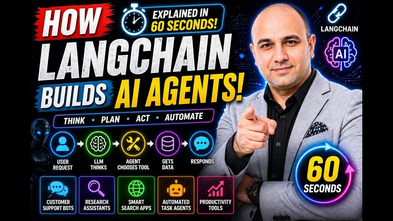 How LangChain Builds AI Agents — Full Explained (Think, Decide & Act ...