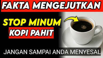 7 Fakta Mengejutkan Tentang Kopi Pahit yang Tidak Pernah Kamu Dengar!! -  Lansia Sehat Kopi Pahit