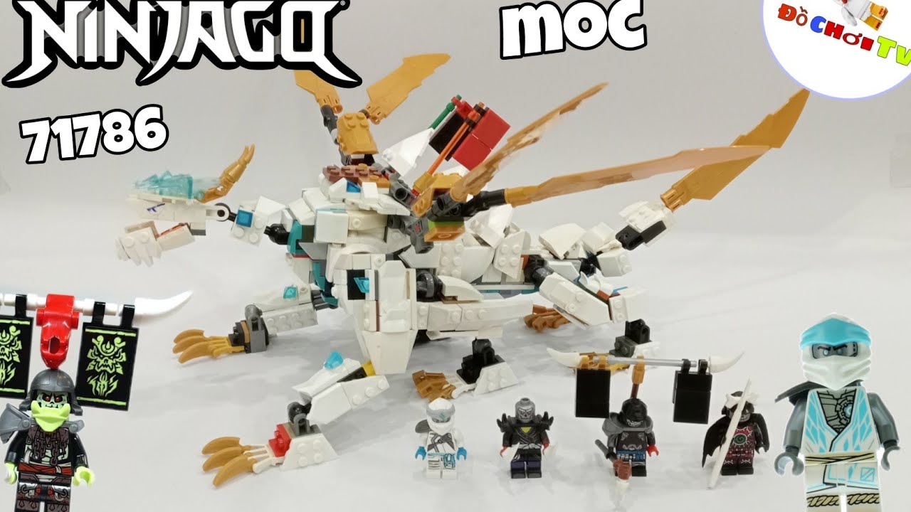 Lego Ninjago 2023 Rồng Băng Của Zane 71786 Ice Dragon Creature - YouTube