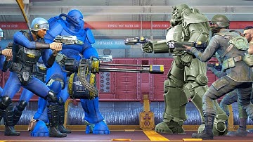 Gunners attack Vault 81! - Fallout 4 NPC Battle