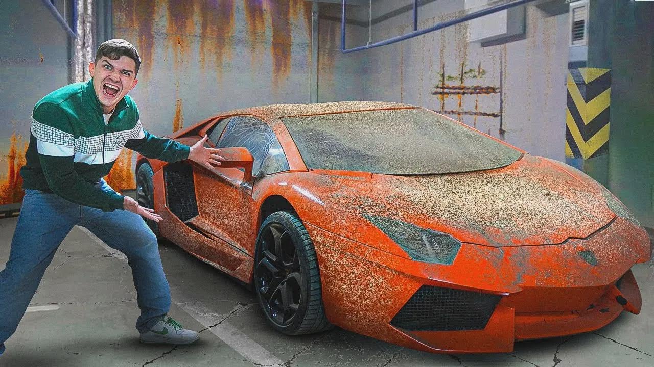 Koupili jsme opuštěné Lamborghini, které léta stálo v podzemní garáži!